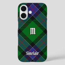 Clan Sinclair Hunting Tartan iPhone 16 Case