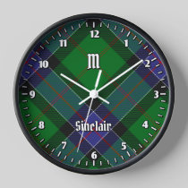 Clan Sinclair Hunting Tartan Clock