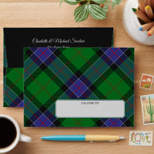 Clan Sinclair Hunting Tartan Envelope
