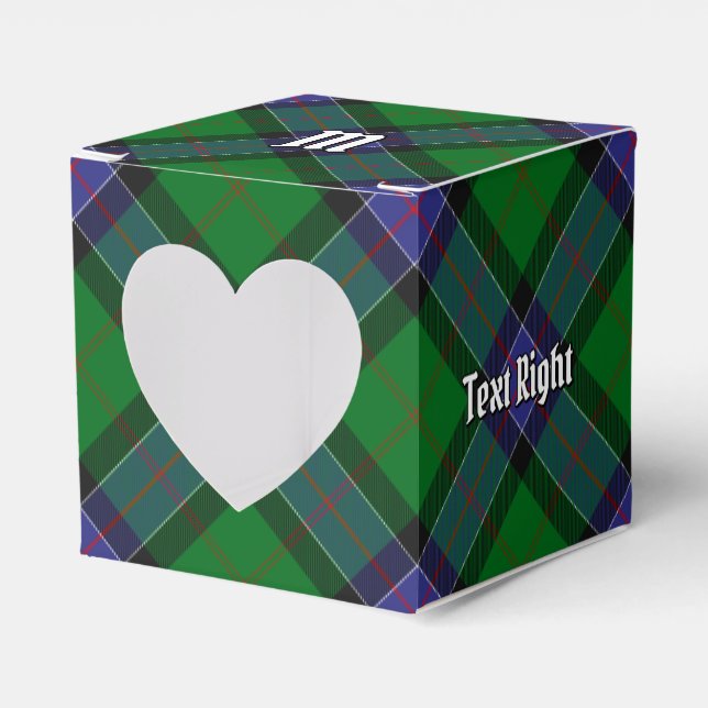 Clan Sinclair Hunting Tartan Favor Boxes (Front Side)