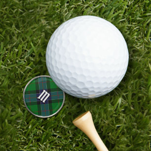 Clan Sinclair Hunting Tartan Golf Ball Marker