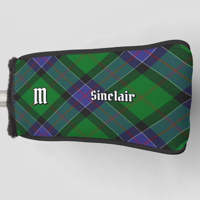 Clan Sinclair Hunting Tartan Golf Head Cover (Front)