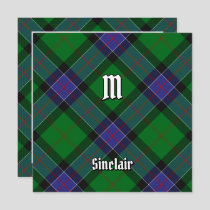 Clan Sinclair Hunting Tartan Invitation