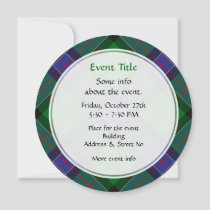 Clan Sinclair Hunting Tartan Invitation