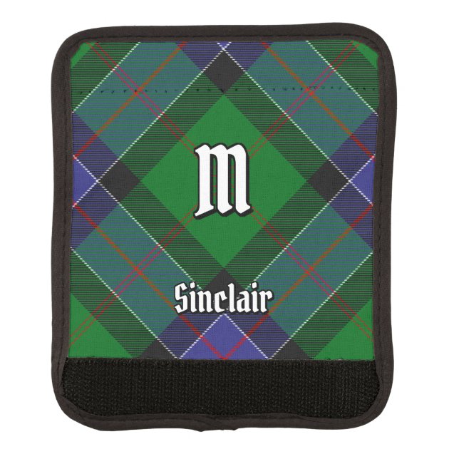 Clan Sinclair Hunting Tartan Luggage Handle Wrap (Front)