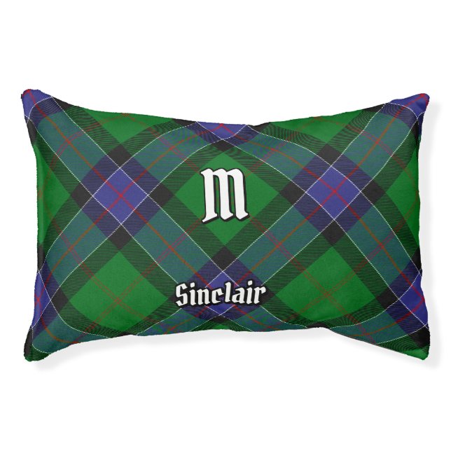 Clan Sinclair Hunting Tartan Pet Bed (Front)