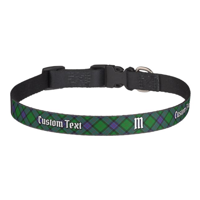 Clan Sinclair Hunting Tartan Pet Collar (Front)