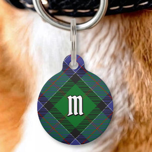 Clan Sinclair Hunting Tartan Pet ID Tag