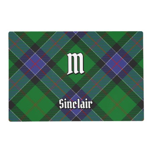 Clan Sinclair Hunting Tartan Placemat