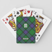 Clan Sinclair Hunting Tartan Poker Cards