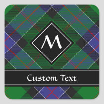 Clan Sinclair Hunting Tartan Square Sticker