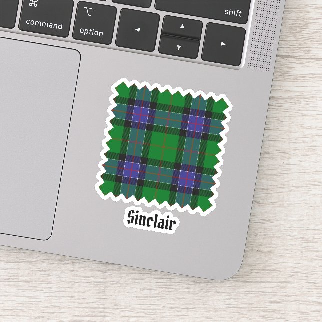 Clan Sinclair Hunting Tartan Sticker (Detail)