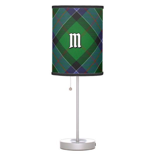 Clan Sinclair Hunting Tartan Table Lamp (Right)