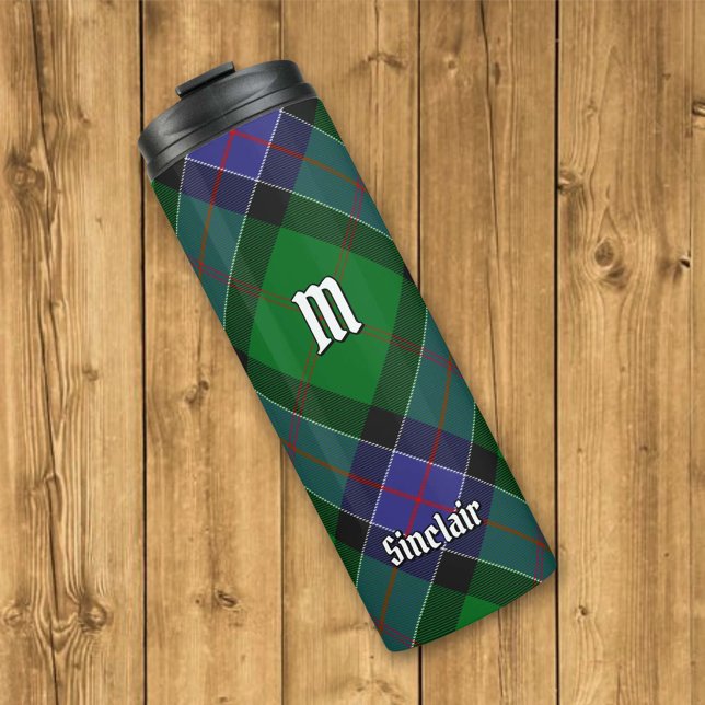 Clan Sinclair Hunting Tartan Thermal Tumbler (Creator Uploaded)