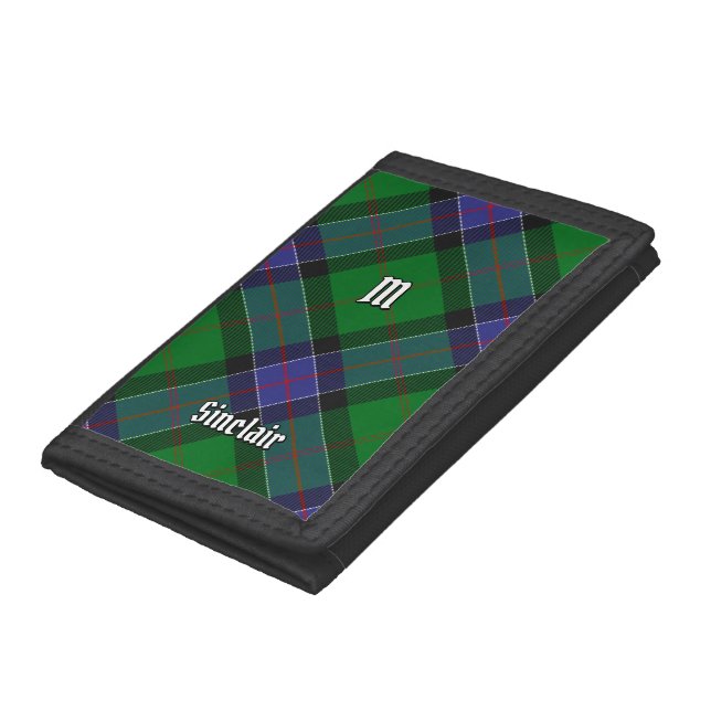 Clan Sinclair Hunting Tartan Trifold Wallet (Bottom)