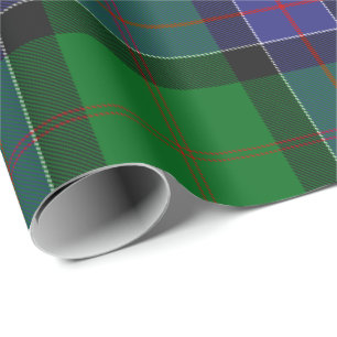 Clan Sinclair Hunting Tartan Wrapping Paper