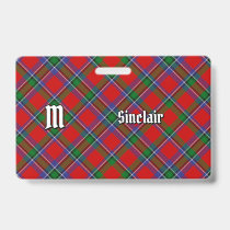 Clan Sinclair Tartan Badge