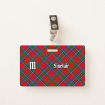 Clan Sinclair Tartan Badge
