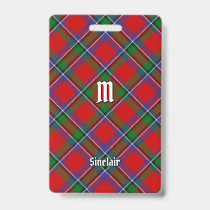 Clan Sinclair Tartan Badge