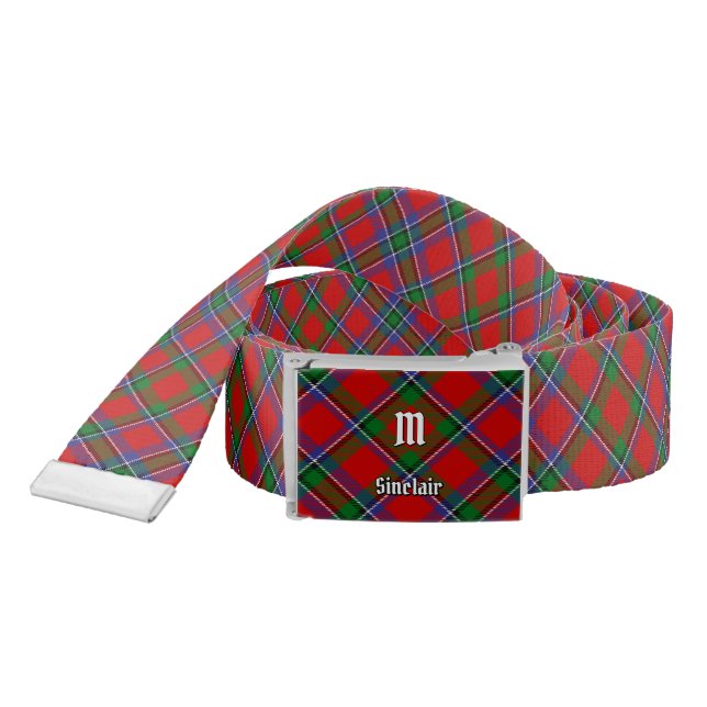 Clan Sinclair Tartan Belt (Snake)