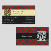 Clan Sinclair Tartan Business Card