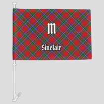 Clan Sinclair Tartan Car Flag