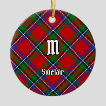 Clan Sinclair Tartan Ceramic Ornament