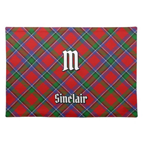 Clan Sinclair Tartan Cloth Placemat