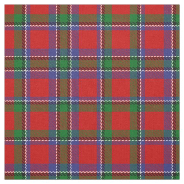 Clan Sinclair Tartan Fabric (Swatch)