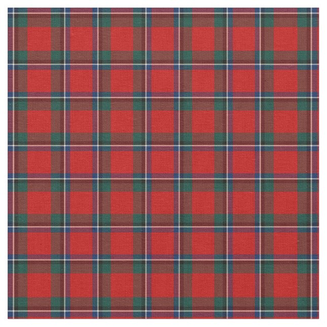 Clan Sinclair Tartan Fabric (Close Up)