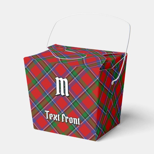 Clan Sinclair Tartan Favor Boxes (Front Side)