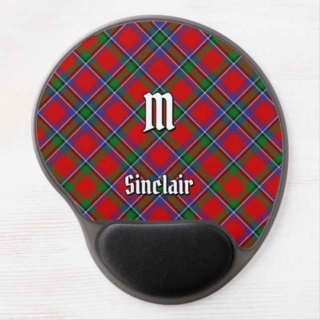 Clan Sinclair Tartan Gel Mouse Pad (Front)
