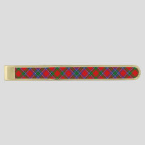 Clan Sinclair Tartan Gold Finish Tie Bar