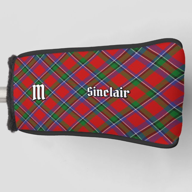 Clan Sinclair Tartan Golf Head Cover (Front)
