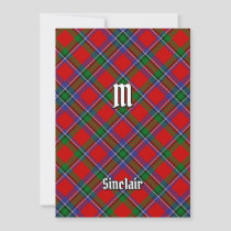 Clan Sinclair Tartan Invitation