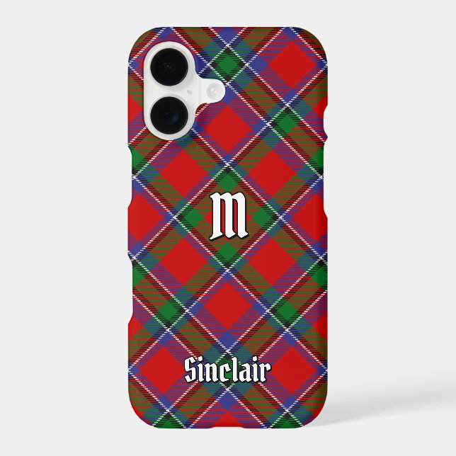 Clan Sinclair Tartan Iphone Case (Back)
