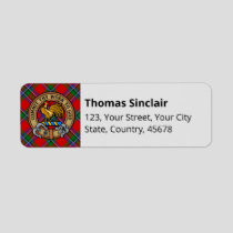 Clan Sinclair Tartan Label