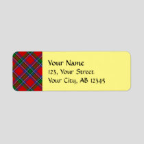 Clan Sinclair Tartan Label