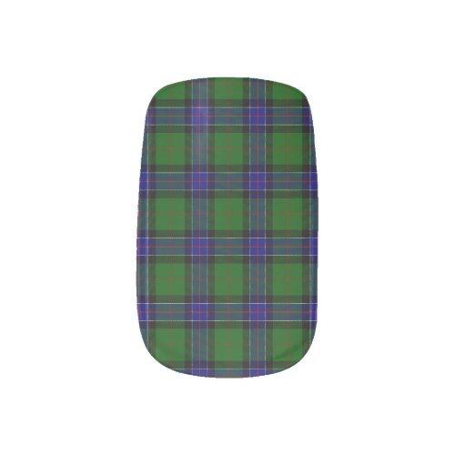 Clan Sinclair Tartan Pattern Minx Nail Art