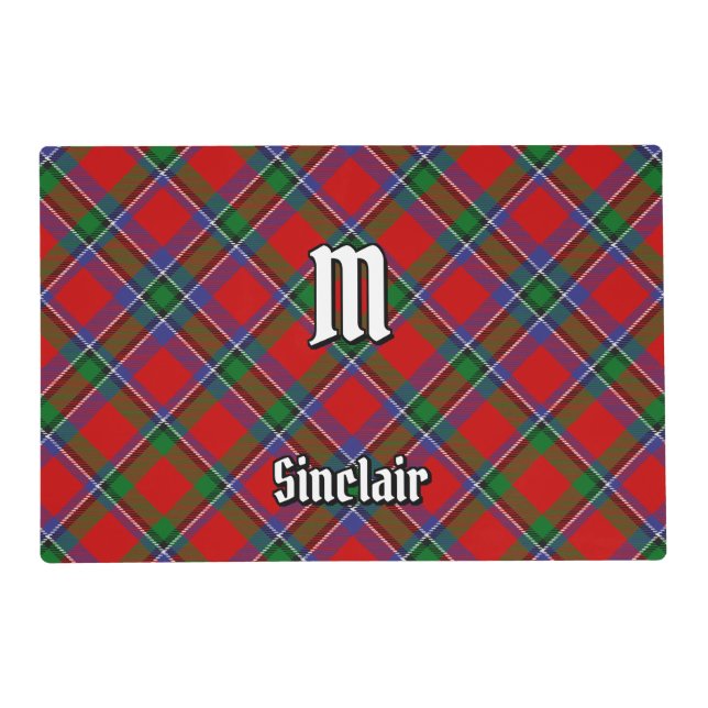 Clan Sinclair Tartan Placemat (Front)