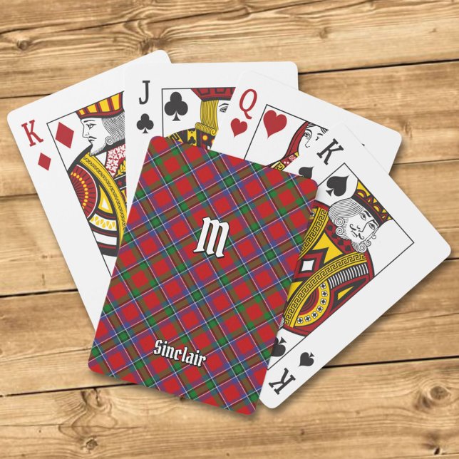 Clan Sinclair Tartan Poker Cards (Creator Uploaded)