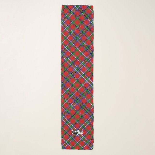 Clan Sinclair Tartan Scarf (Front)