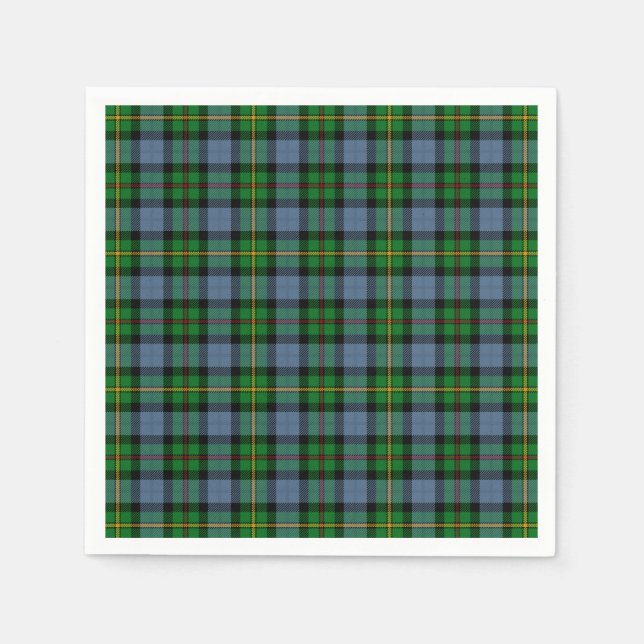 Clan Smith Tartan Paper Napkins (Front)