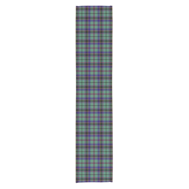 Clan Stevenson Tartan Short Table Runner (Front)