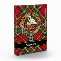 Clan Stewart Crest Acrylic Award