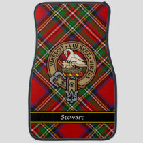 Clan Stewart Crest Car Floor Mat