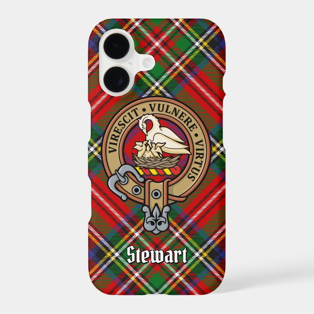 Clan Stewart Crest Case-Mate iPhone Case (Back)