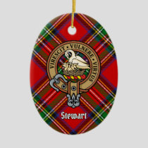 Clan Stewart Crest Ceramic Ornament