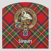 Clan Stewart Crest Door Sign