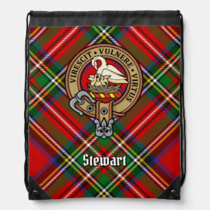 Clan Stewart Crest Drawstring Bag